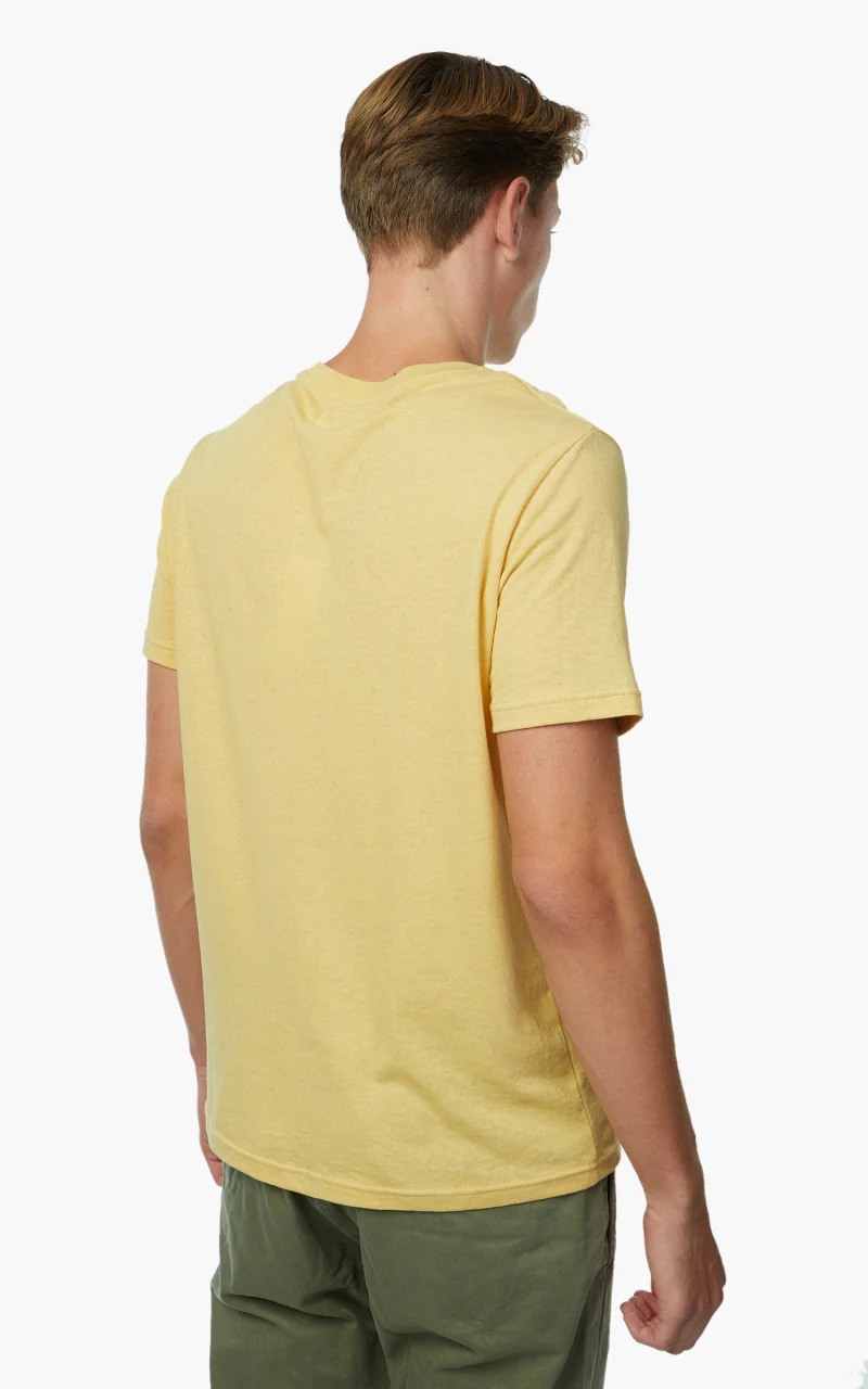 Merz b. Schwanen TRCT40 Crew Neck Print Tee Corn - Image 5