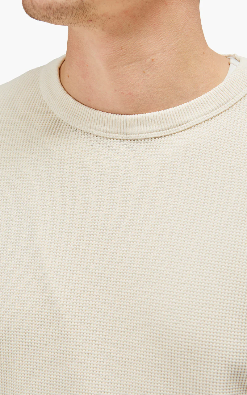 Merz b. Schwanen Waffle Longsleeve Oat - Image 9