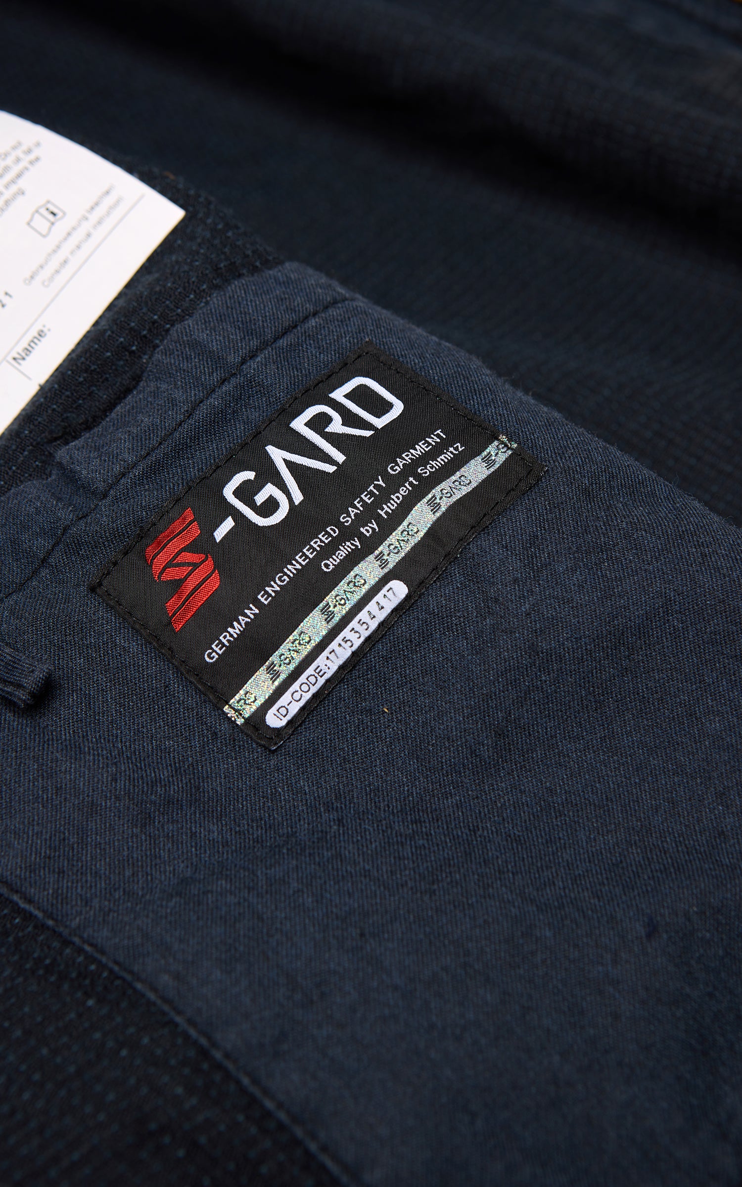 Military Surplus BW Fire Department Protective Jacket GORE-TEX® Used Dark Blue - Image 4