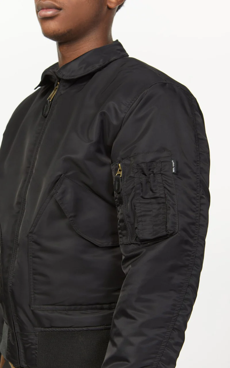 Military Surplus CWU US Flight Jacket Black - Image 8