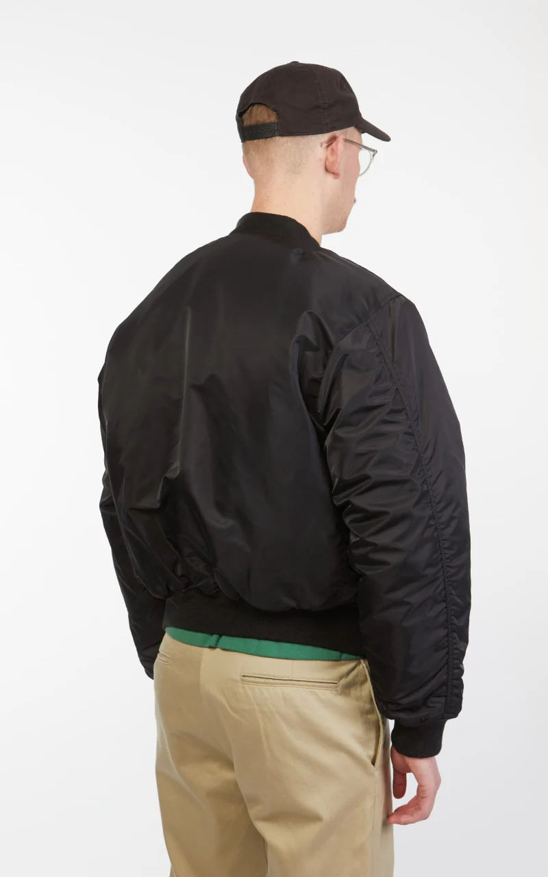 Military Surplus MA-1 US Flight Jacket Black - Image 7