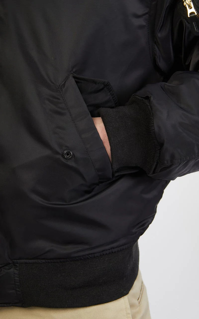 Military Surplus MA-1 US Flight Jacket Black - Image 8