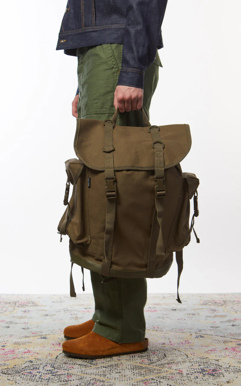 Military Surplus Military Mountain Backpack Canvas Olive - Image 7