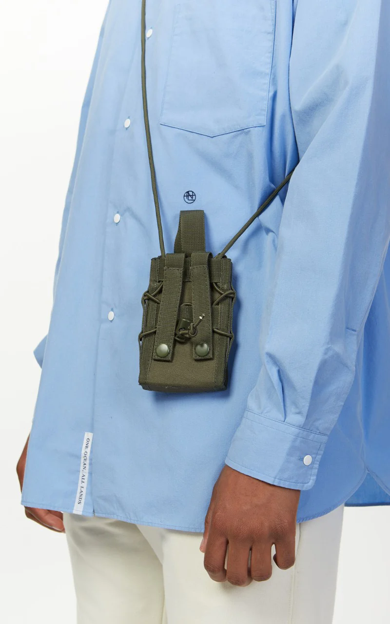 Military Surplus Mobile Phone Pouch Olive - Image 4