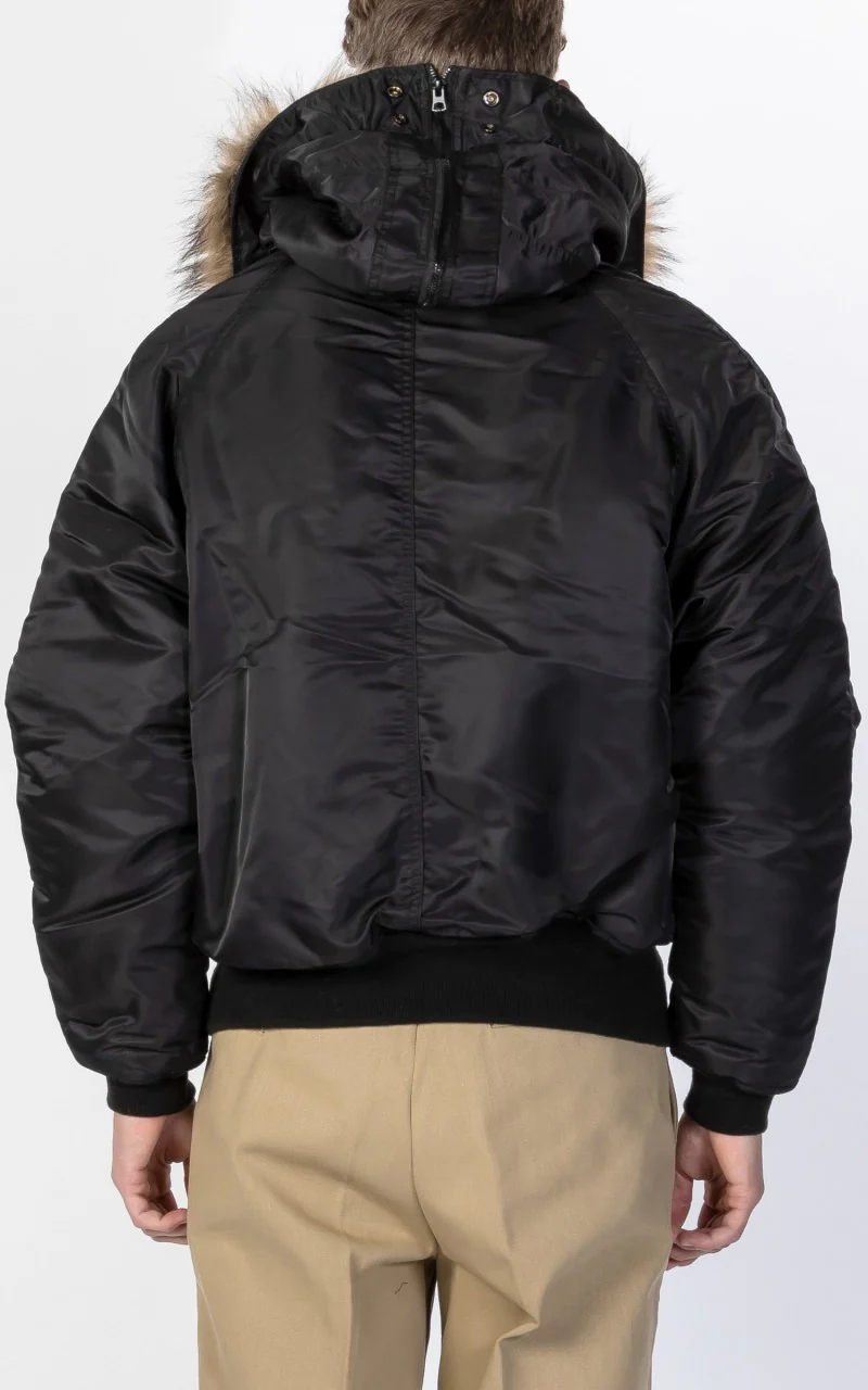 Military Surplus N2B US Flight Jacket Black - Image 4