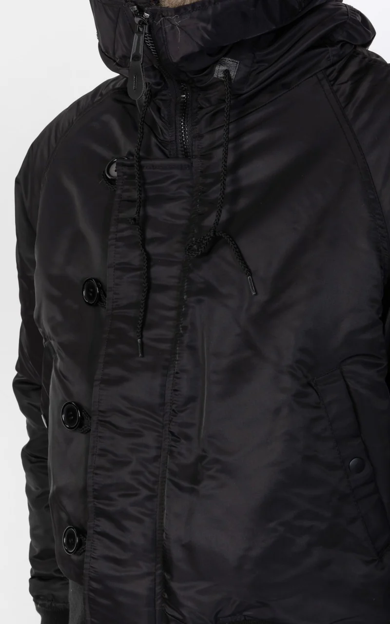 Military Surplus N2B US Flight Jacket Black - Image 5
