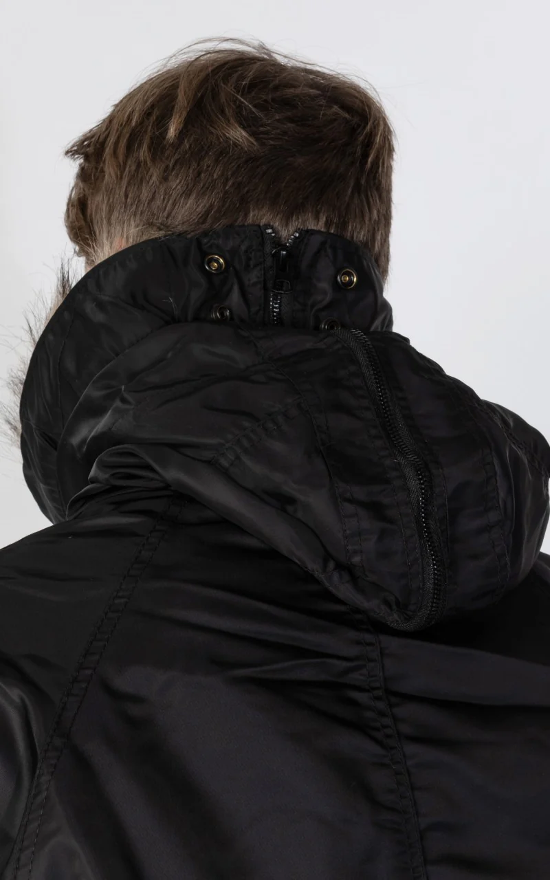 Military Surplus N2B US Flight Jacket Black - Image 8