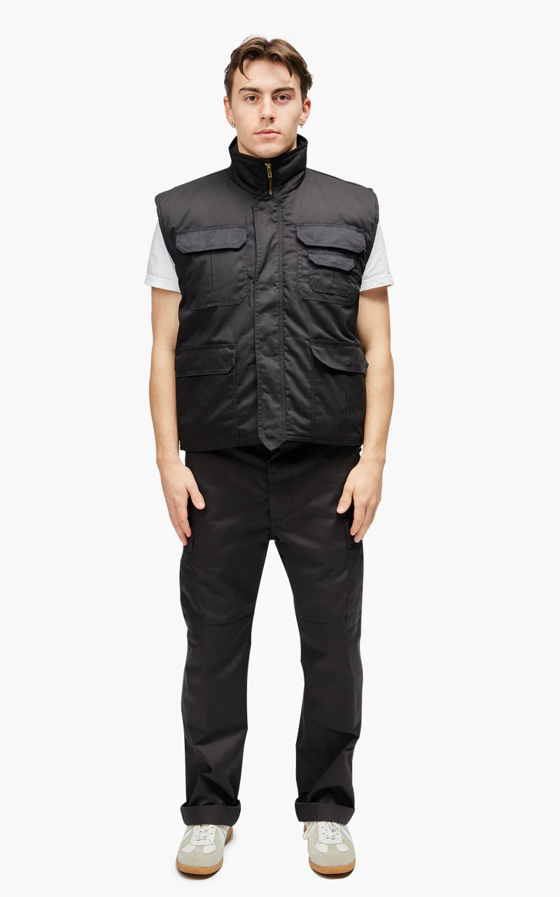 Military Surplus Ranger Vest Padded Black - Image 2