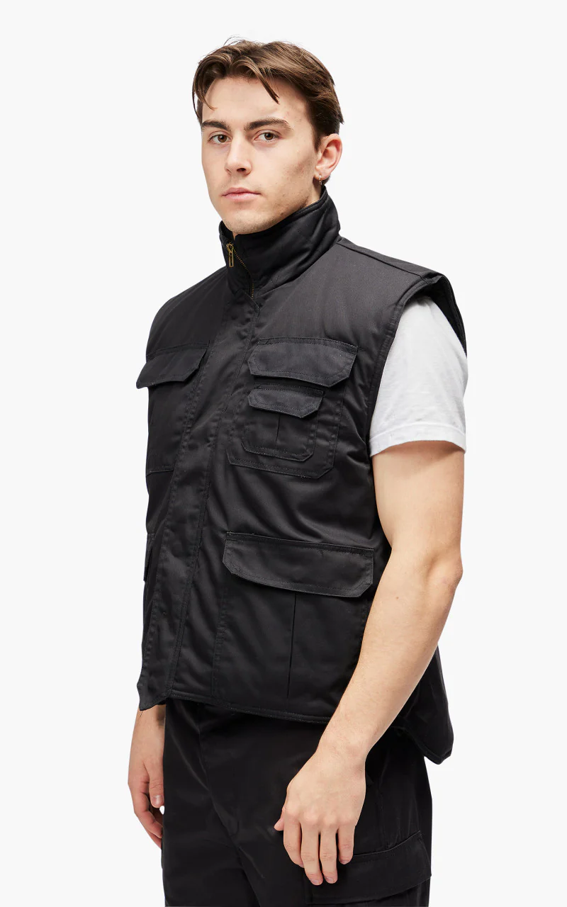 Military Surplus Ranger Vest Padded Black - Image 4