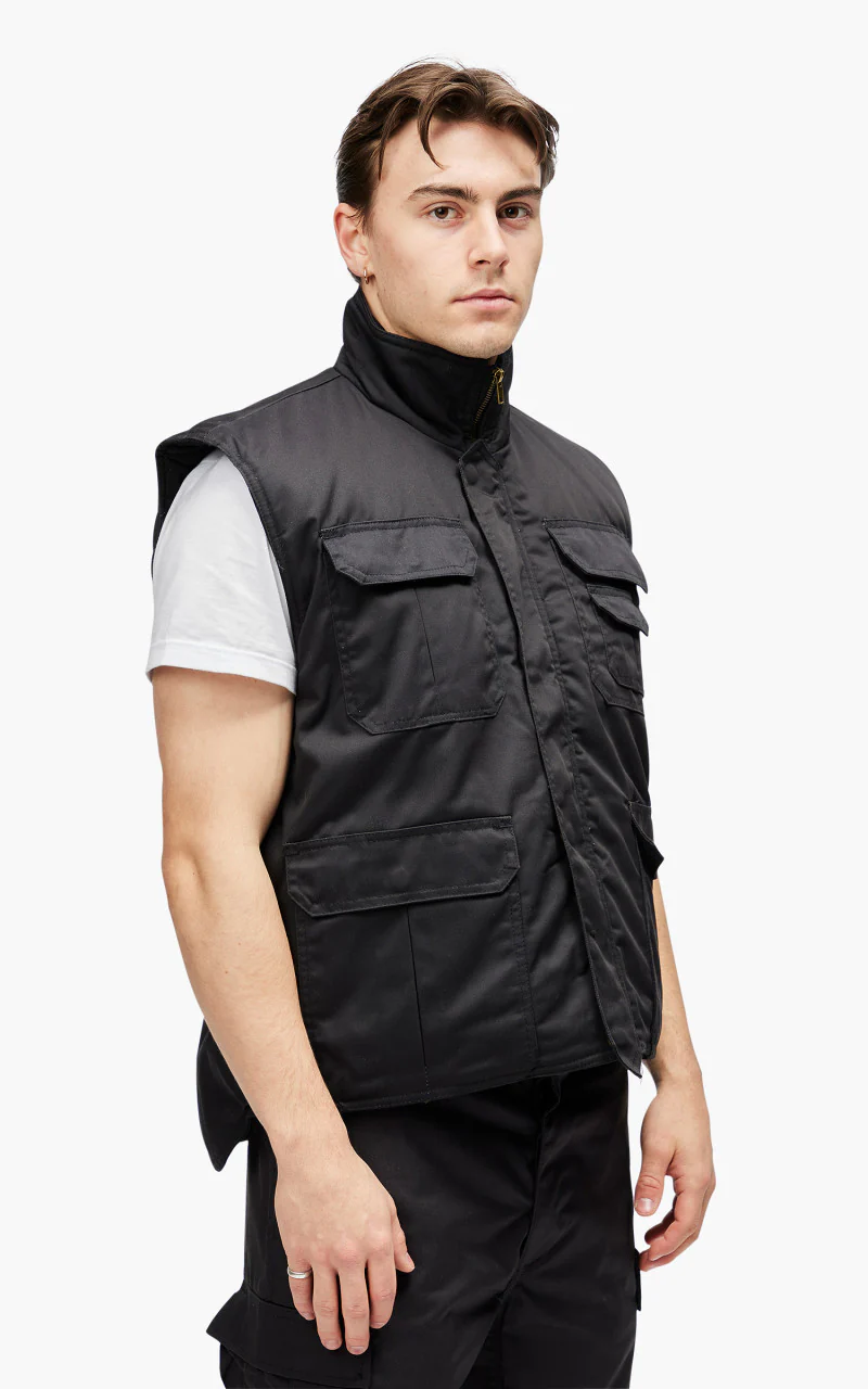 Military Surplus Ranger Vest Padded Black - Image 7