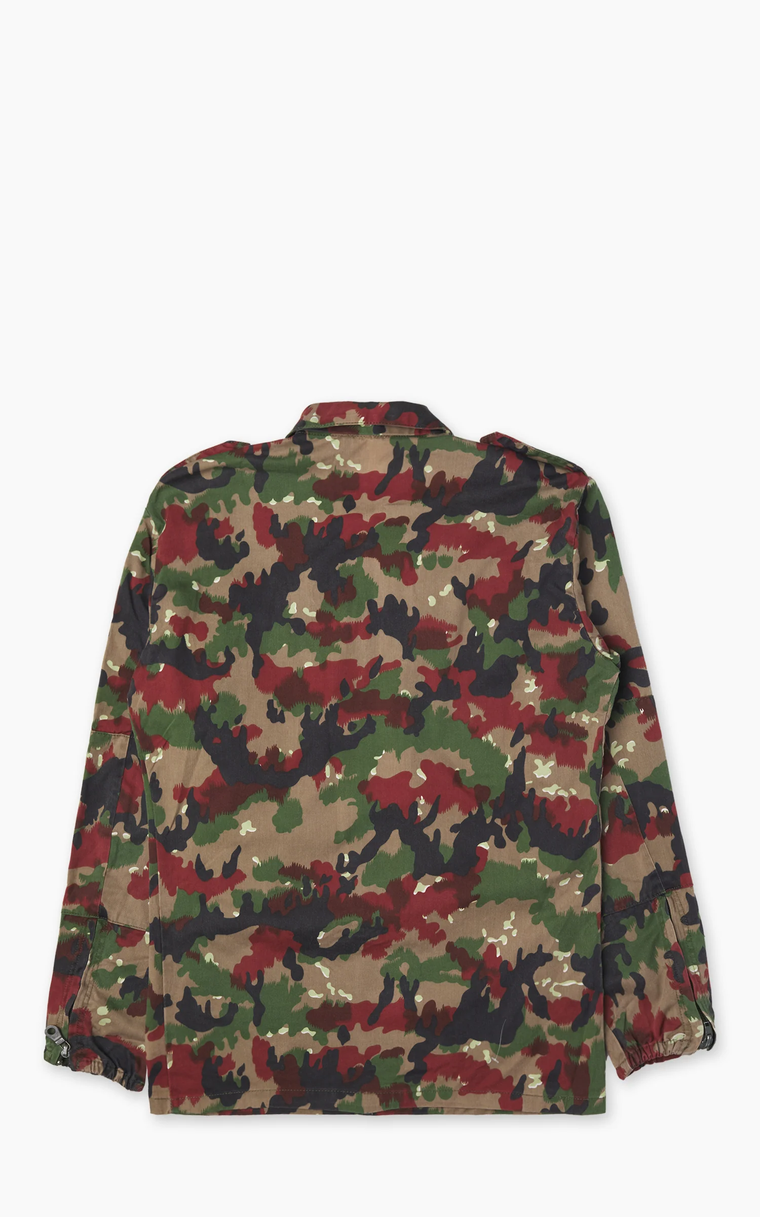 Military Surplus Swiss Field Jacket M83 Used Camouflage - Image 2