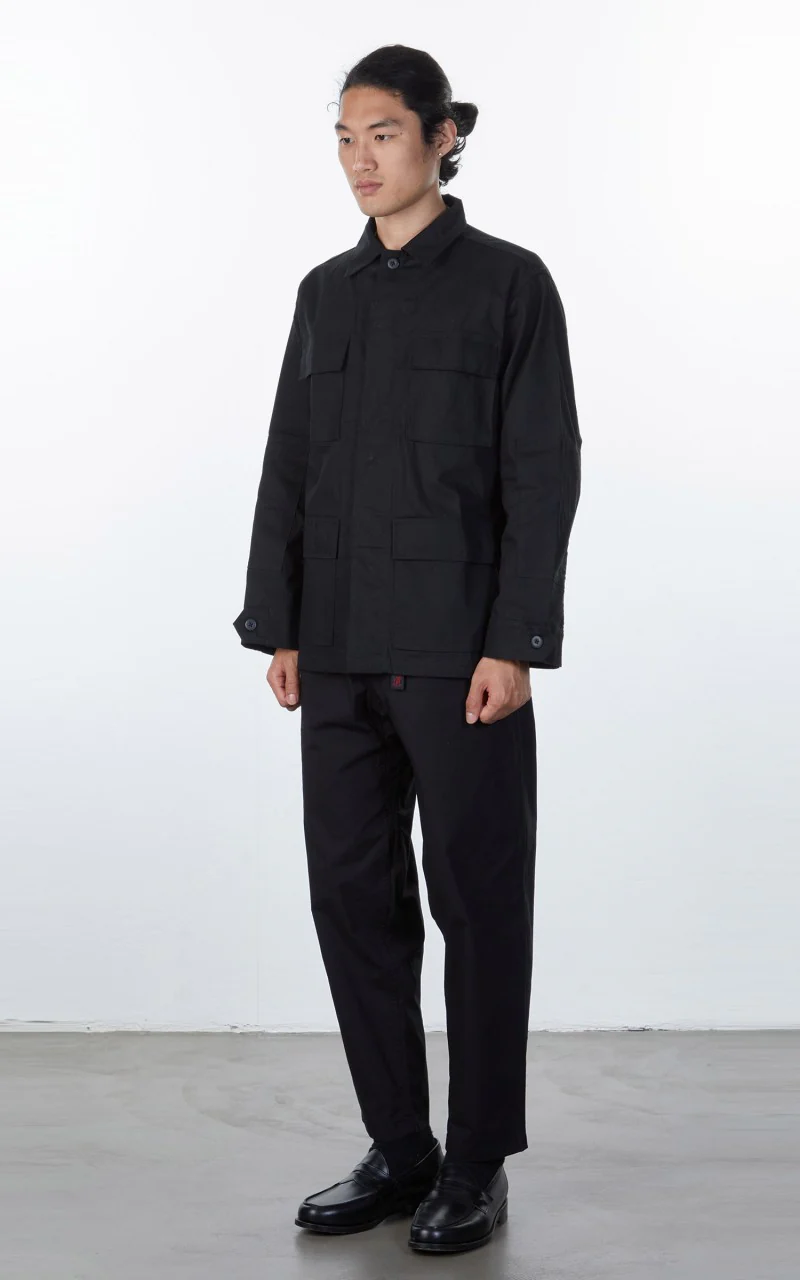 Military Surplus US BDU Field Jacket Ripstop Black - Image 4