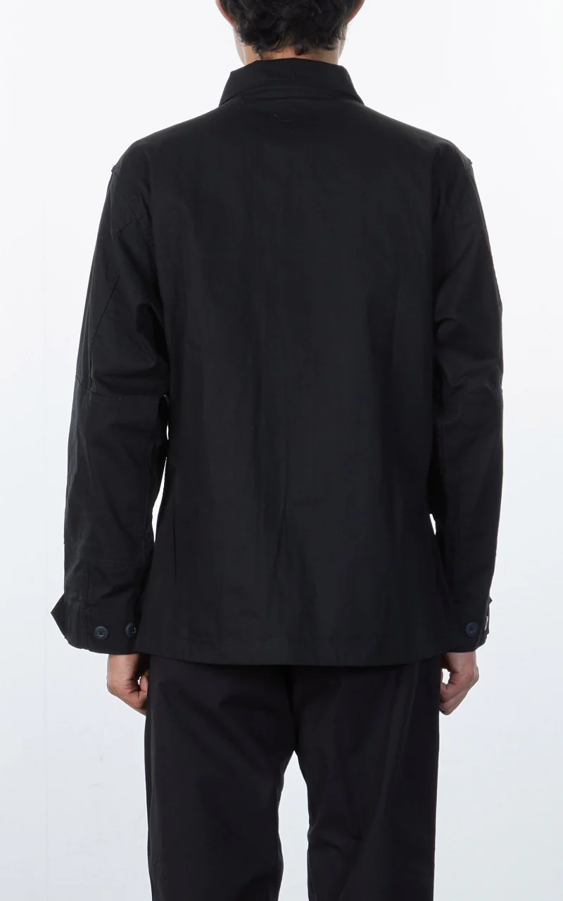 Military Surplus US BDU Field Jacket Ripstop Black - Image 5