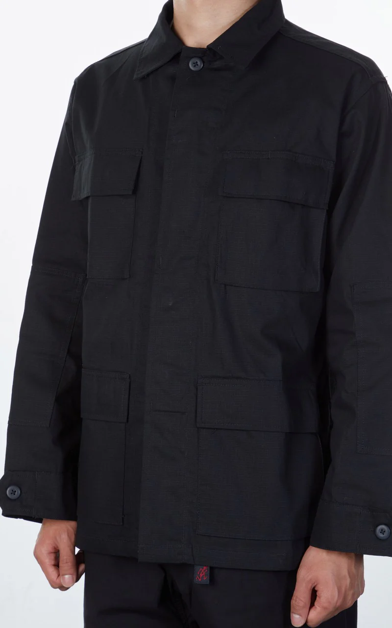Military Surplus US BDU Field Jacket Ripstop Black - Image 6