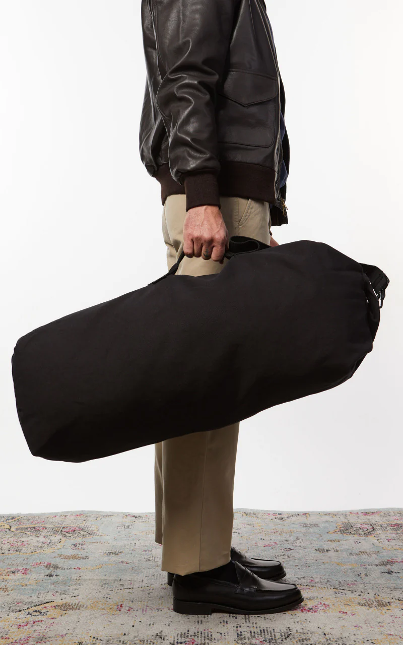 Military Surplus US Duffle Bag Black - Image 8