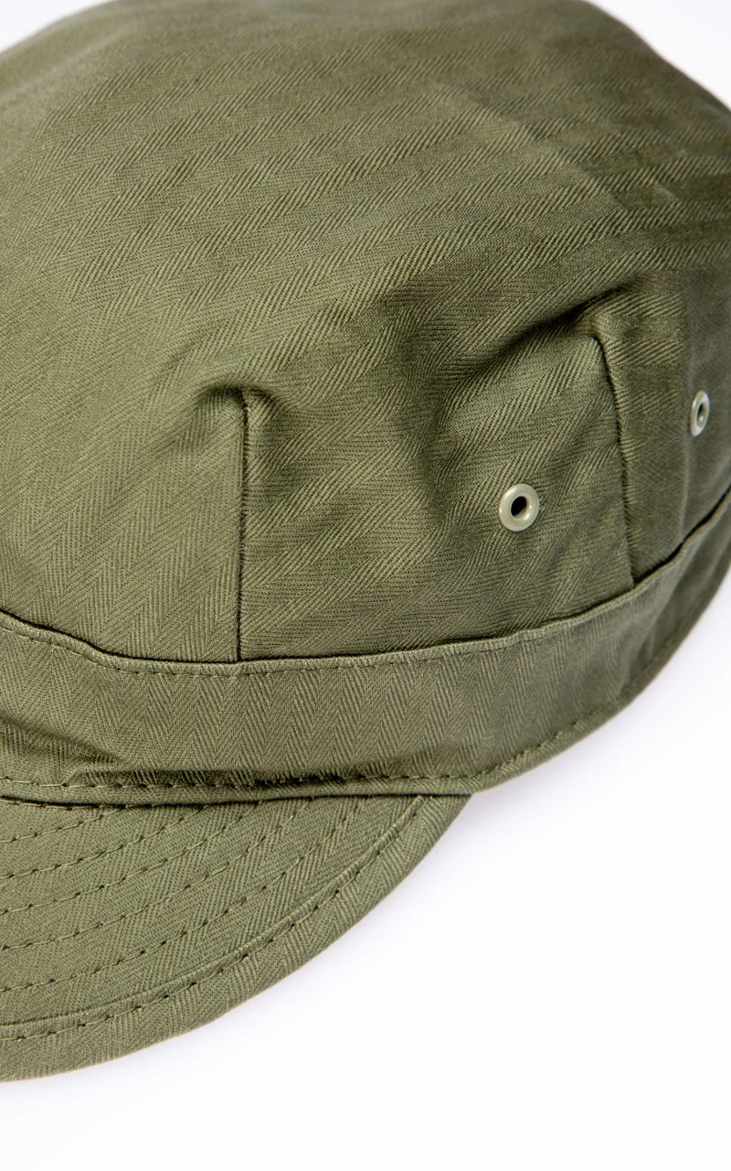 Military Surplus US HBT Cap No. 7 Olive Drab - Image 4