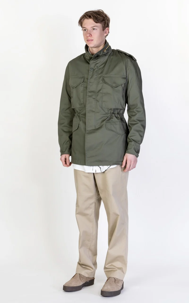 Military Surplus US M65 Field Jacket Olive Drab - Image 5