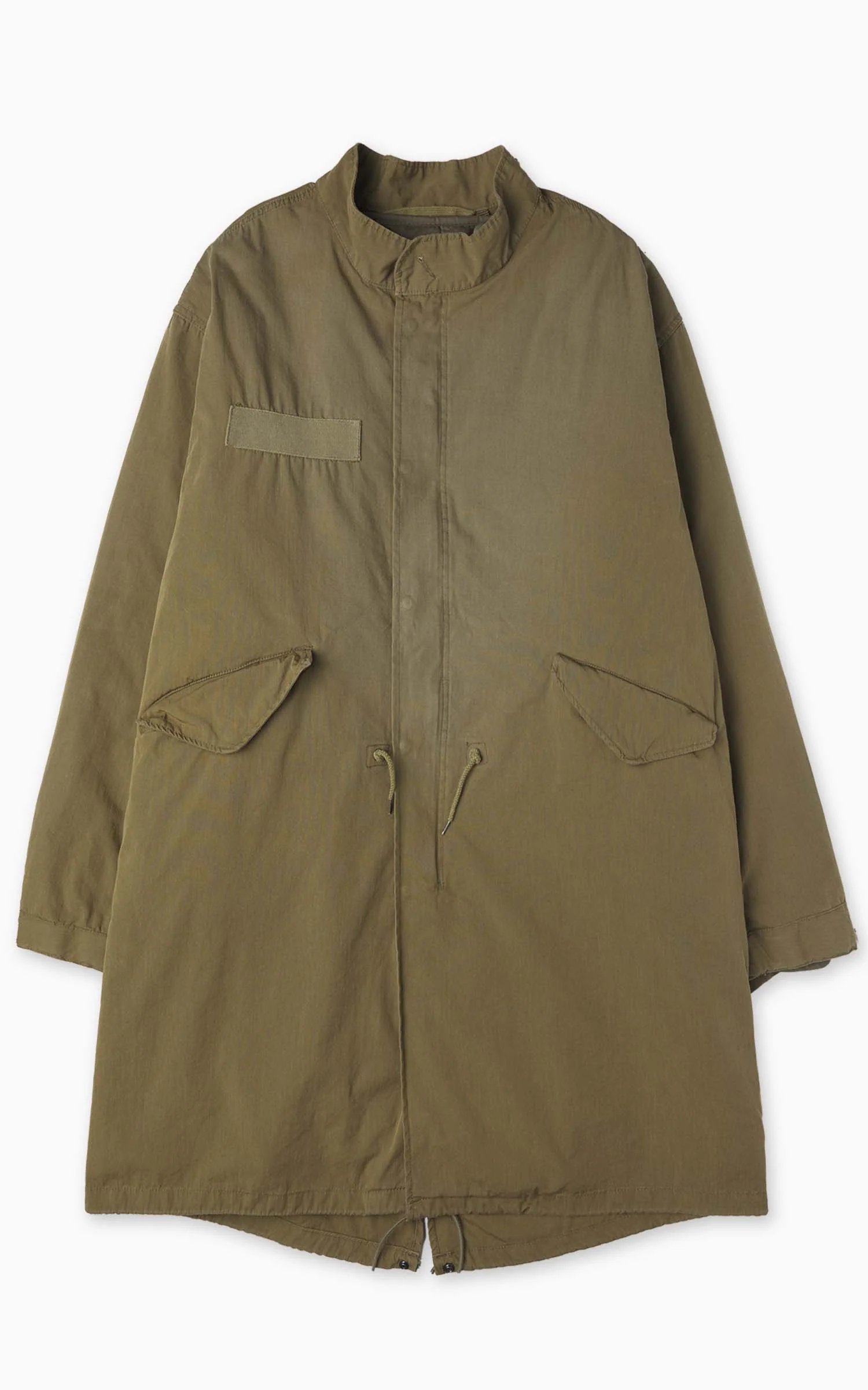 Military Surplus US M65 Fishtail Parka "O-Bleached" Olive Drab by 140FAHRENHEIT