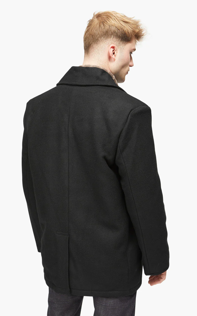 Military Surplus US Navy Pea Coat Black - Image 5