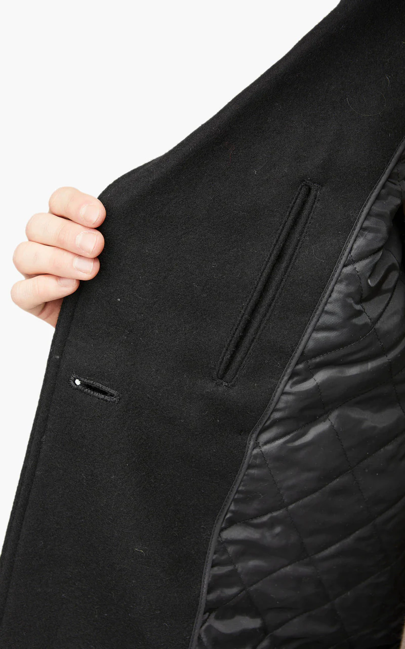Military Surplus US Navy Pea Coat Black - Image 9