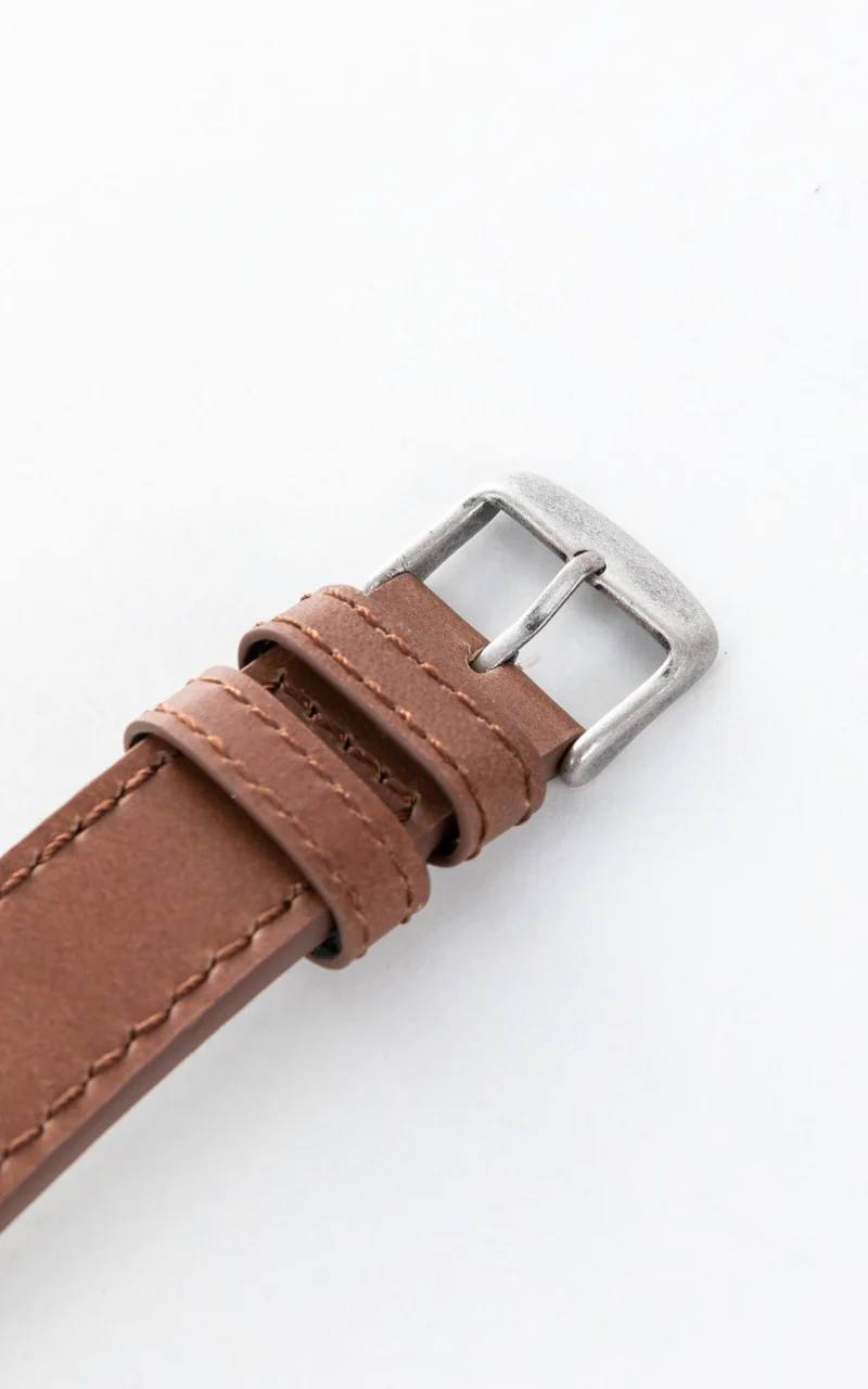 Military Surplus Vintage Army Watch Quartz Yellow/Brown - Image 3