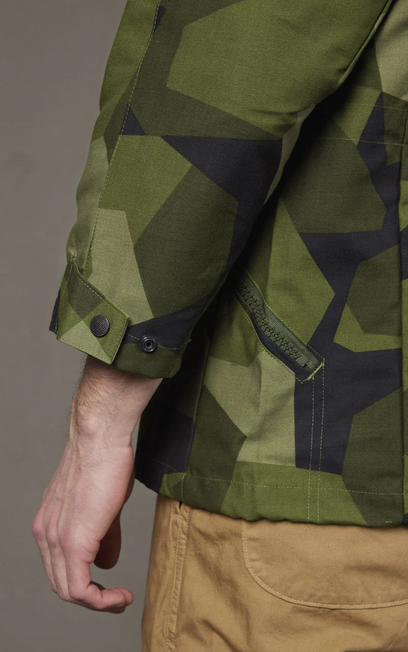 Military Surplus Vintage M-90 Swedish Field Jacket Camo - Image 10