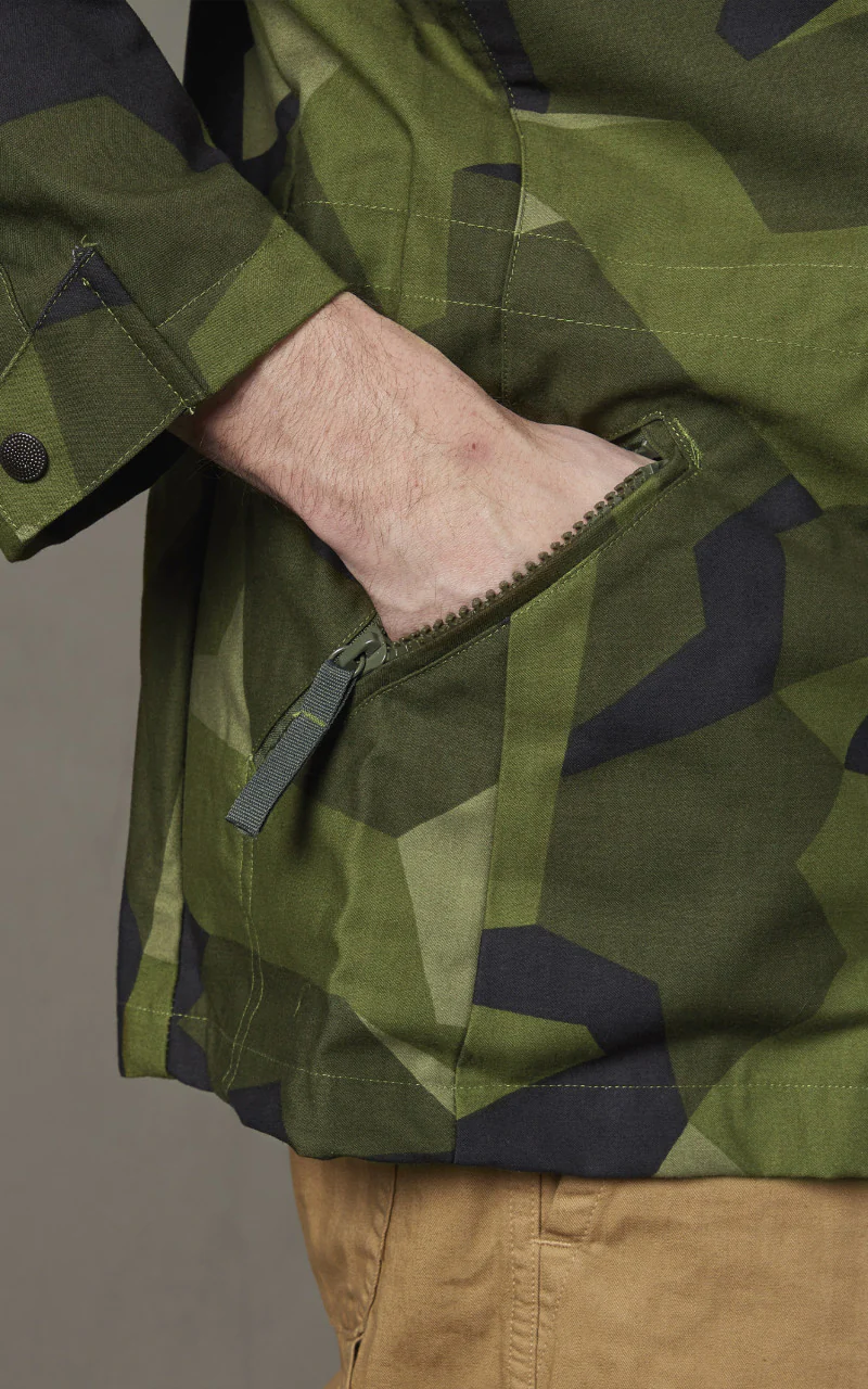 Military Surplus Vintage M-90 Swedish Field Jacket Camo - Image 9