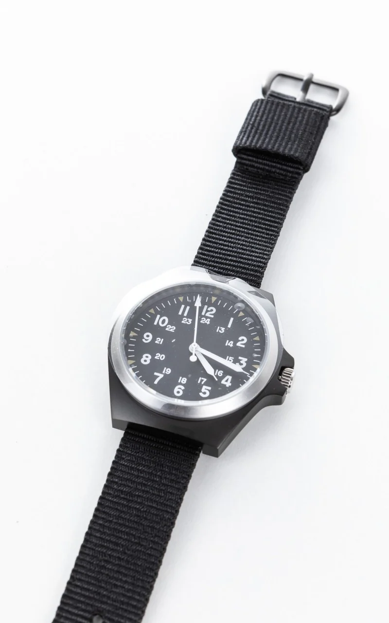 Military Surplus Vintage US Army Watch Black - Image 2