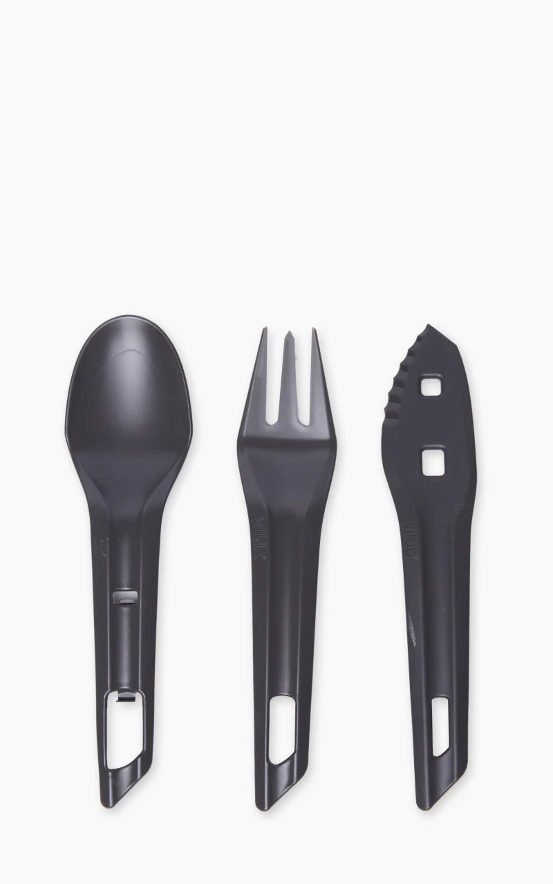 Military Surplus Wildo ® The Ocys™ Outdoor Cutlery Set Dark Grey - Image 2