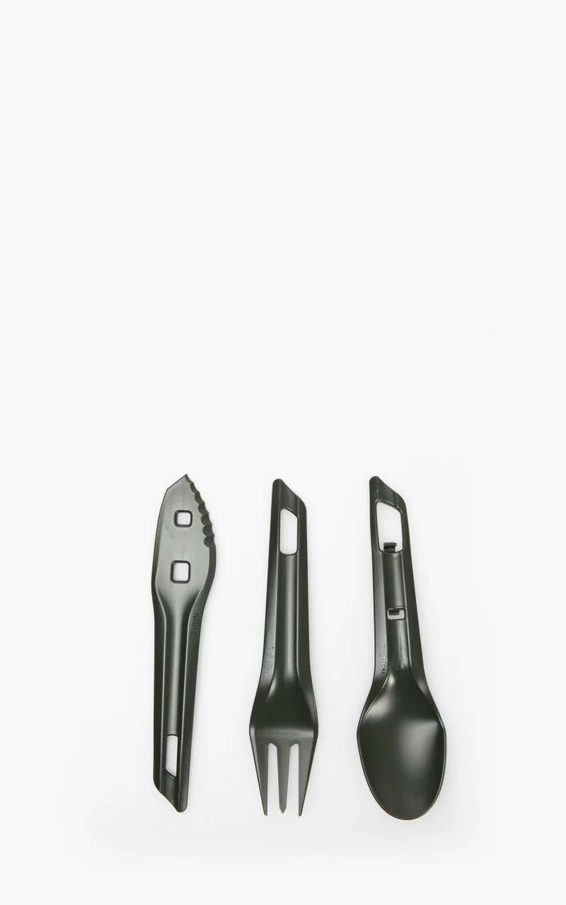 Military Surplus Wildo ® The Ocys™ Outdoor Cutlery Set Olive - Image 2