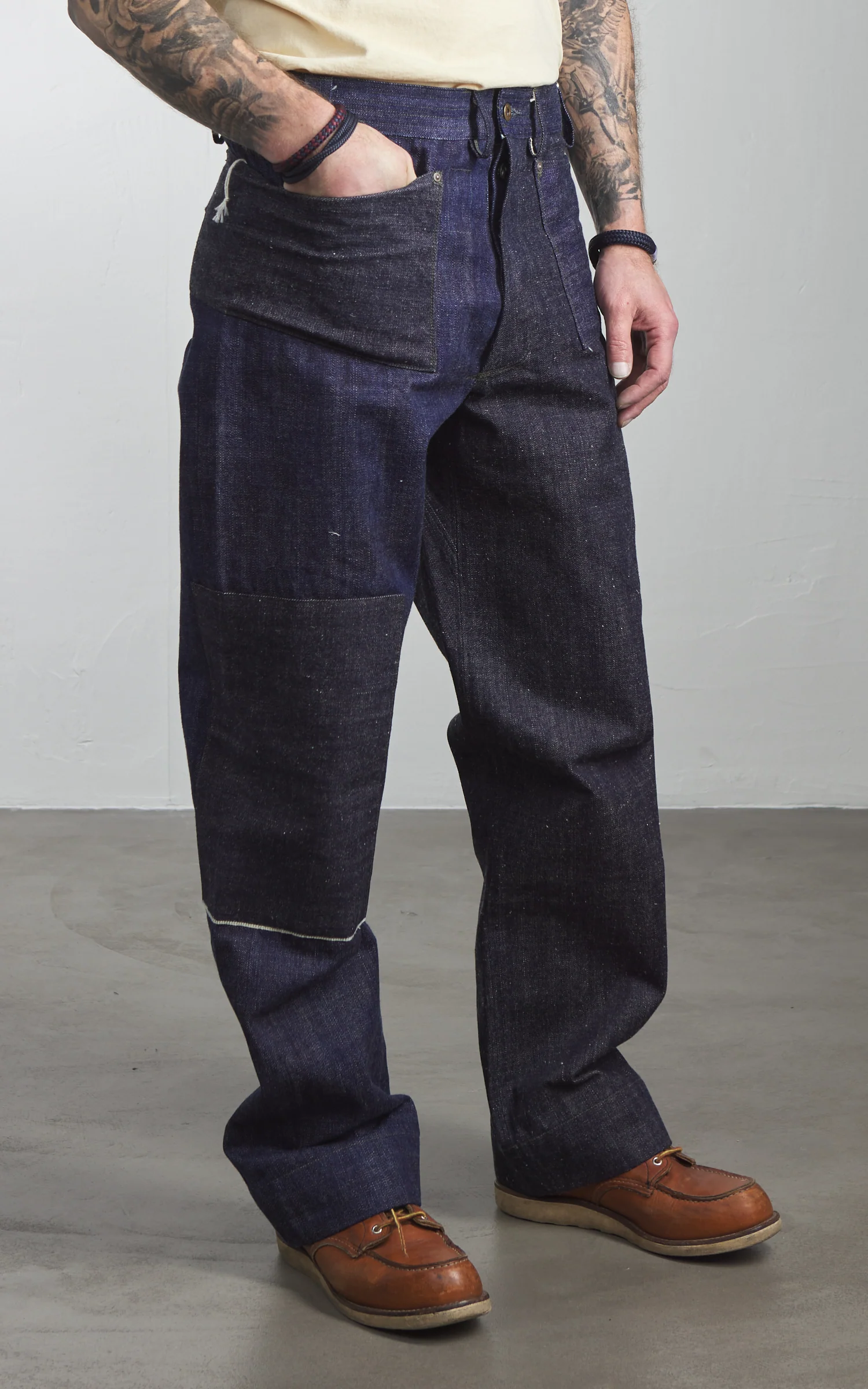 Mister Freedom 7161 Utility Trousers Type III Selvedge Denim Indigo - Image 4