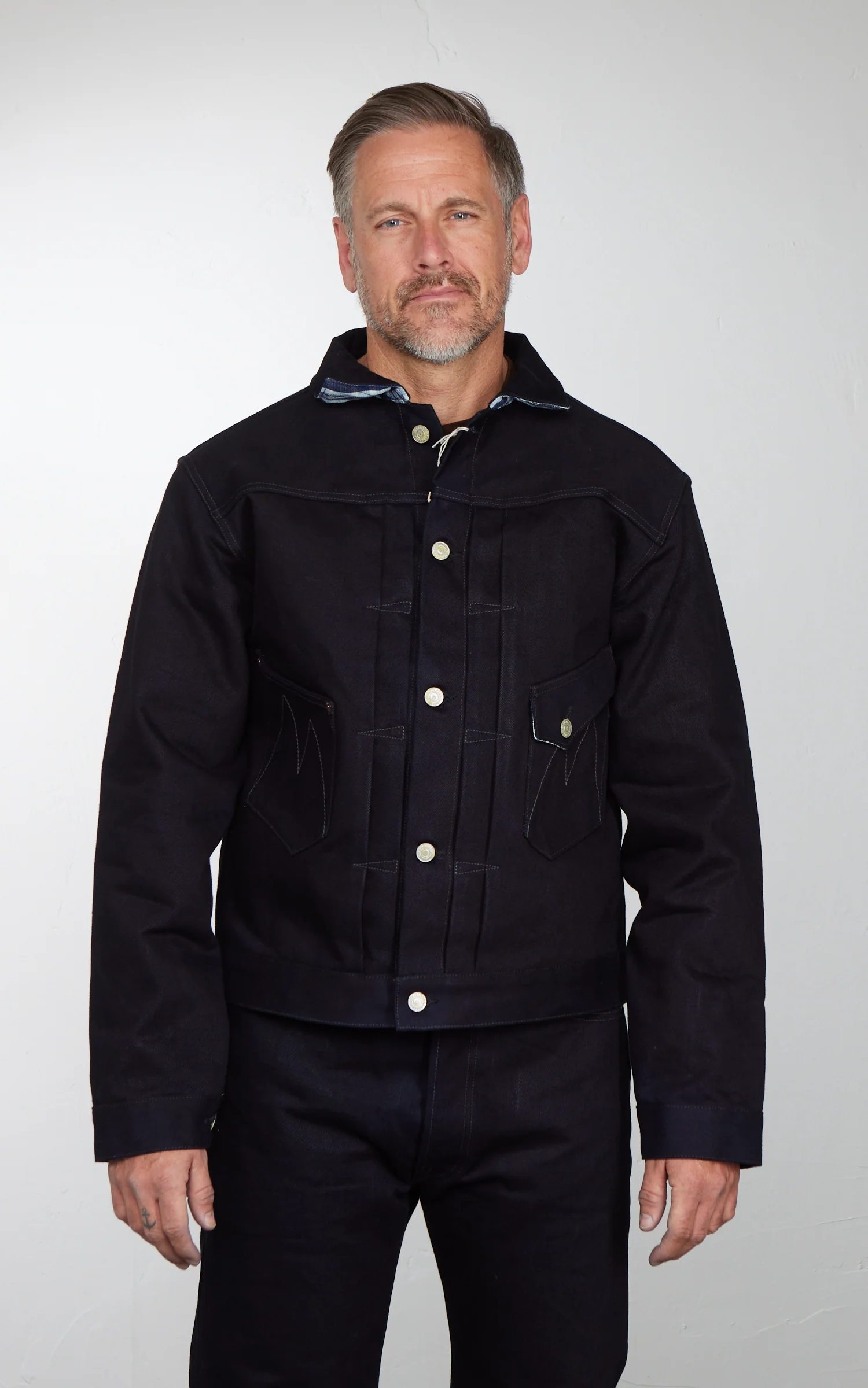 Mister Freedom Ranch Blouse Denim Unwashed Midnight Indigo - Image 2