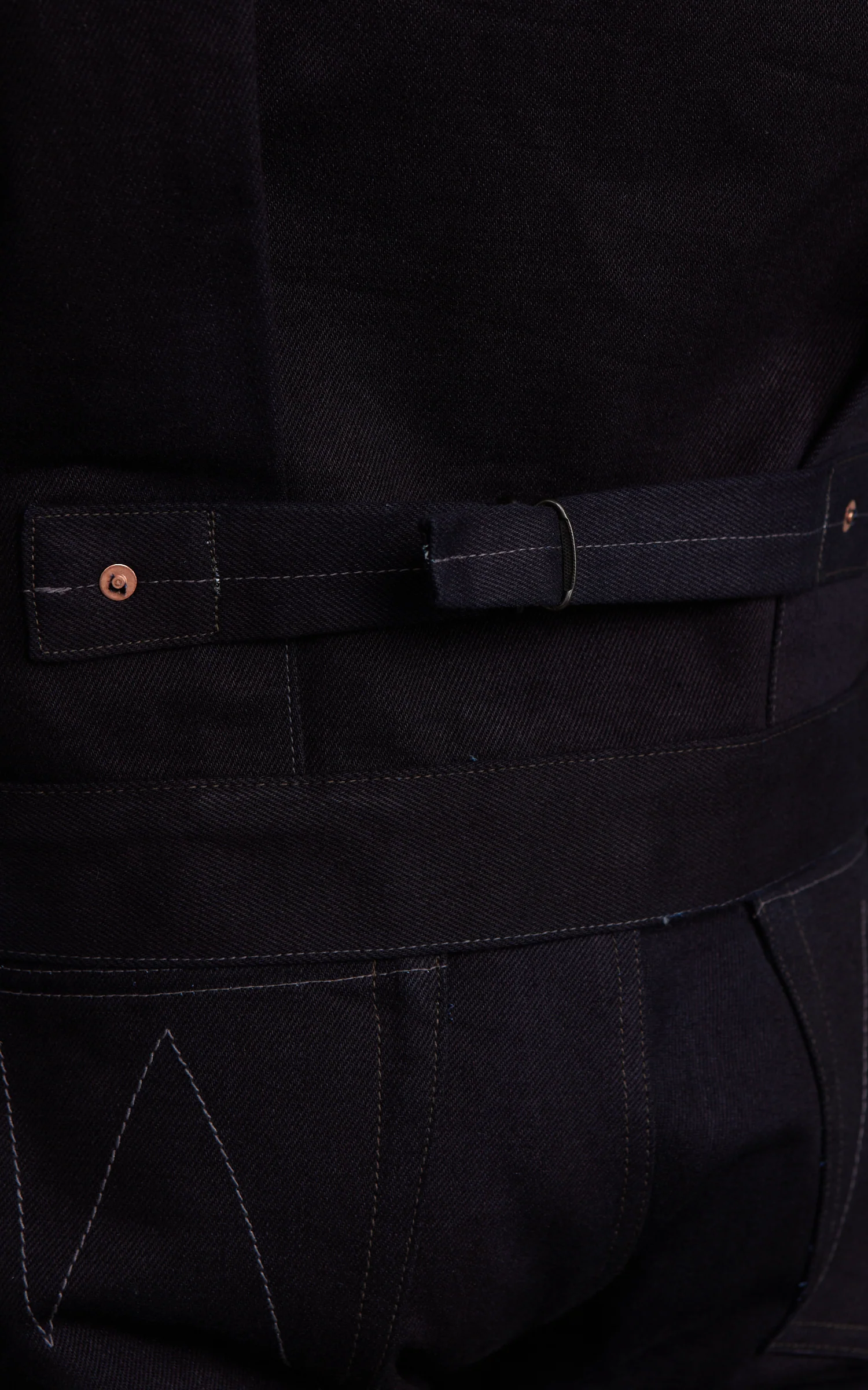 Mister Freedom Ranch Blouse Denim Unwashed Midnight Indigo - Image 6