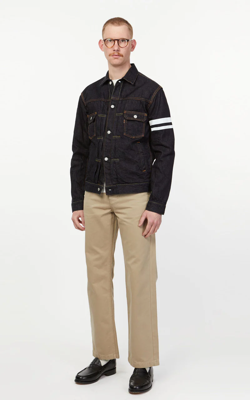 Momotaro Jeans 03-051 Type 2 Jacket Indigo GTB 12oz - Image 3