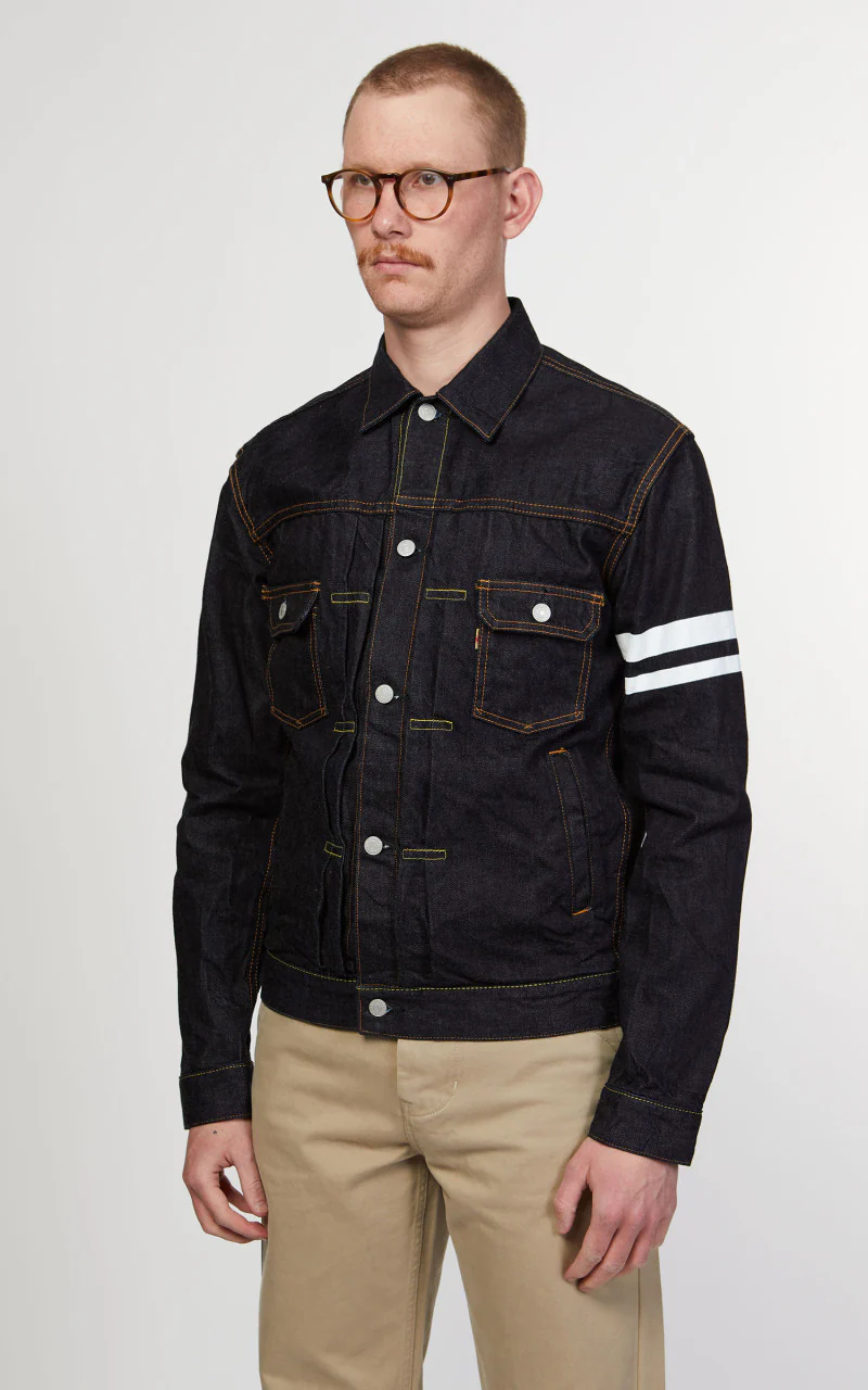 Momotaro Jeans 03-051 Type 2 Jacket Indigo GTB 12oz - Image 4