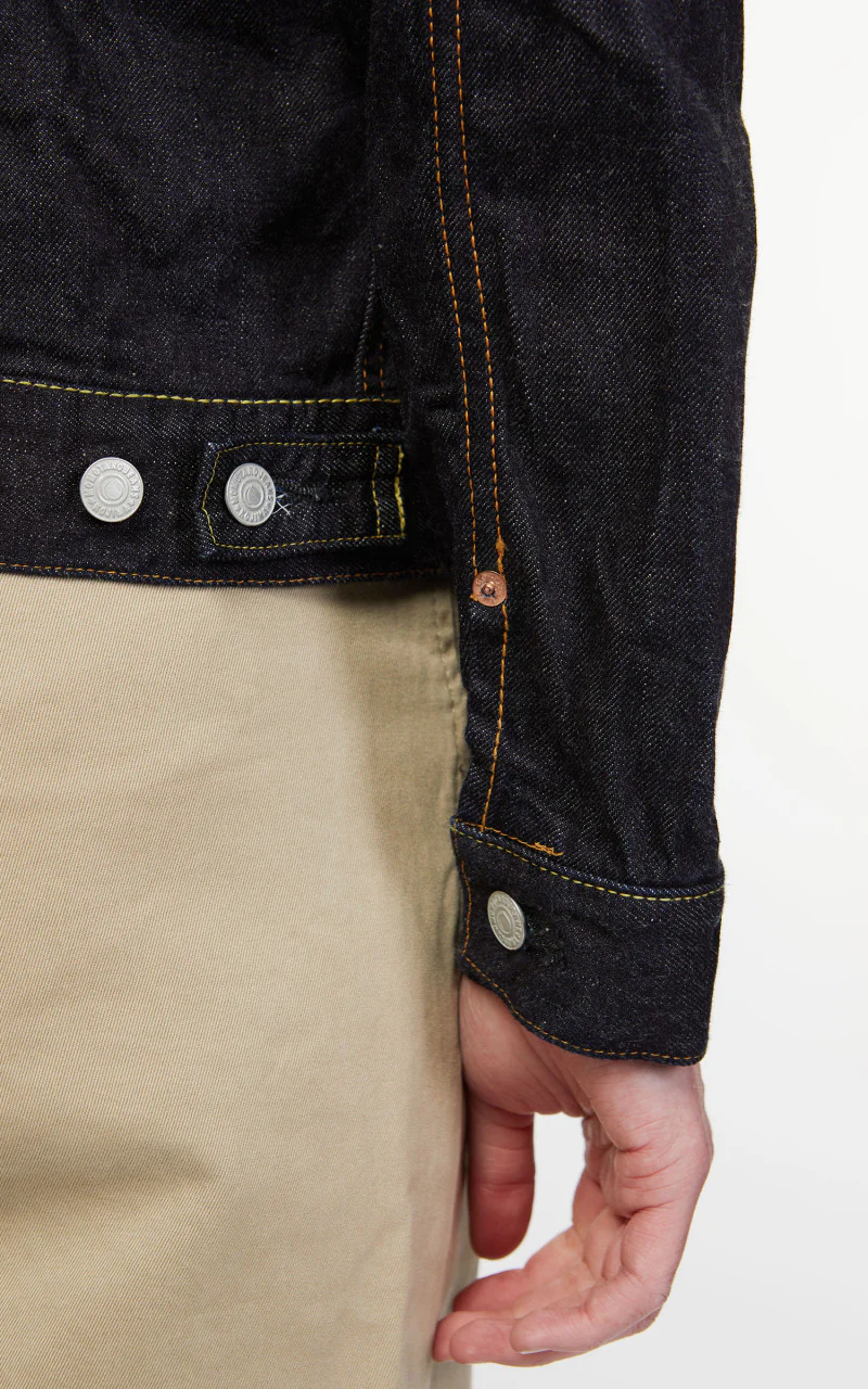 Momotaro Jeans 03-051 Type 2 Jacket Indigo GTB 12oz - Image 7