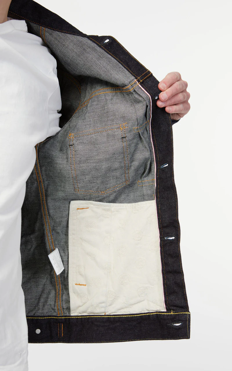 Momotaro Jeans 03-051 Type 2 Jacket Indigo GTB 12oz - Image 9