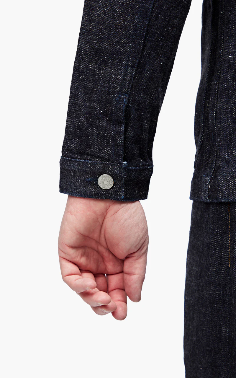 Momotaro Jeans 03-087 Denim Coverall Jacket Indigo 16oz - Image 6