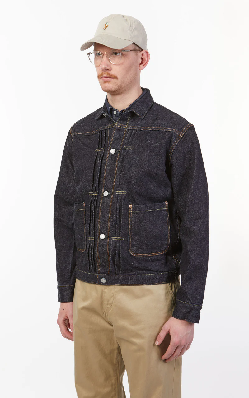 Momotaro Jeans 03-181 Classic Denim Jacket Indigo - Image 4