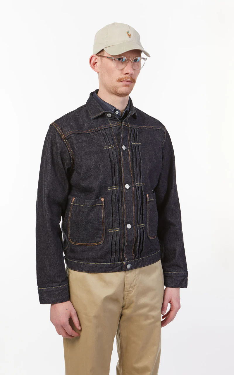 Momotaro Jeans 03-181 Classic Denim Jacket Indigo - Image 5