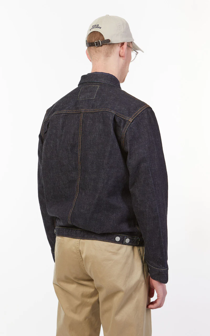 Momotaro Jeans 03-181 Classic Denim Jacket Indigo - Image 6