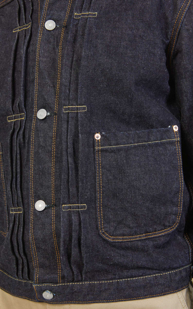Momotaro Jeans 03-181 Classic Denim Jacket Indigo - Image 8