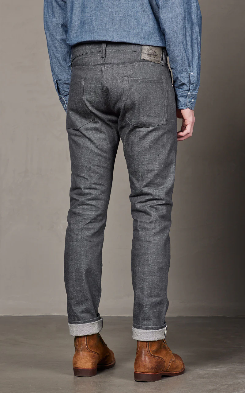 Momotaro Jeans 0306-70G Selvedge Grey Denim 14oz - Image 6
