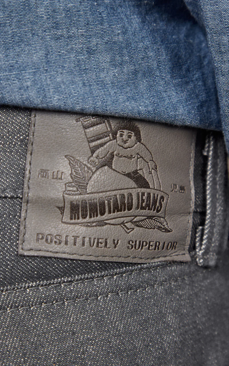 Momotaro Jeans 0306-70G Selvedge Grey Denim 14oz - Image 7