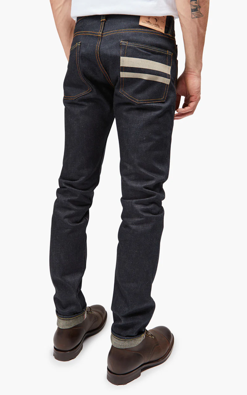 Momotaro Jeans 0306-BESP Indigo x Beige 18oz - Image 8