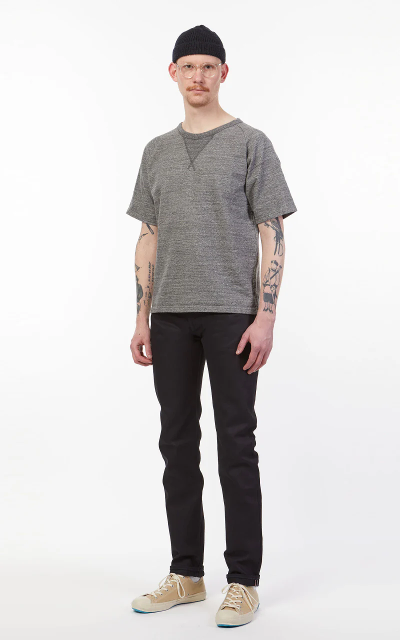 Momotaro Jeans 0306-IBSP Indigo x Black Denim GTB 15.7oz - Image 3