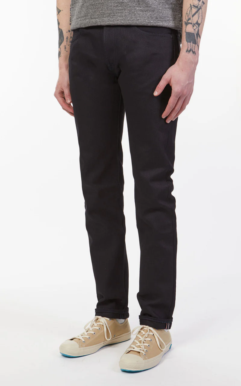 Momotaro Jeans 0306-IBSP Indigo x Black Denim GTB 15.7oz - Image 4