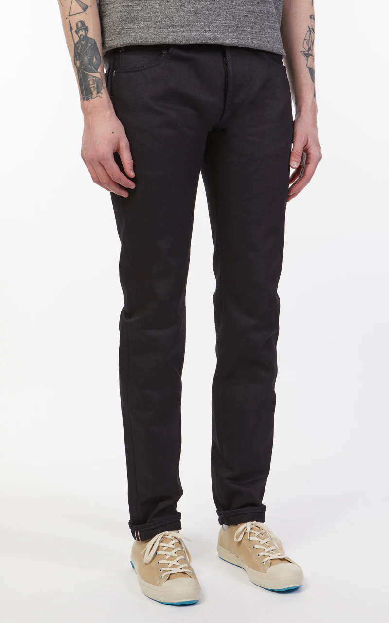 Momotaro Jeans 0306-IBSP Indigo x Black Denim GTB 15.7oz - Image 5