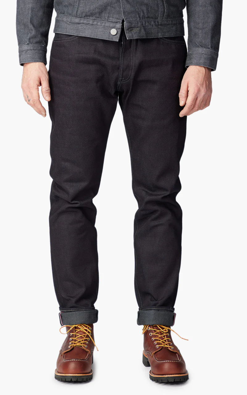 Momotaro Jeans 0405-52GSP Indigo x Grey Double Face Denim 18oz - Image 4