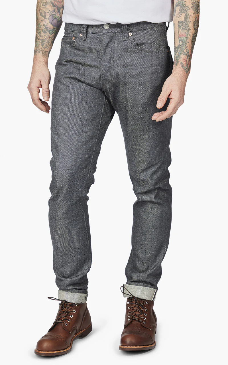 Momotaro Jeans 0405-70G Selvedge Grey Denim 14oz - Image 4